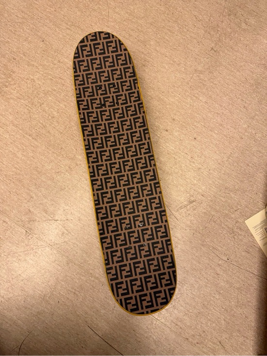 Fendi Other - Fendi-Brown and Black Monogram Skateboard Deck